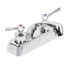 Mezcladora plástica 4? para lavabo, manerales de palanca