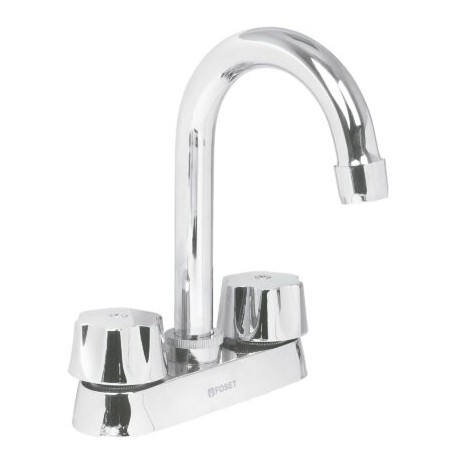 Mezcladora 4? para lavabo, cuello bar, cartucho cerámico