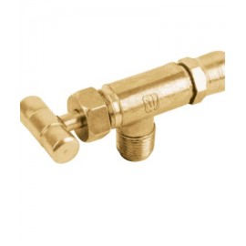Valvula horizontal para quemadores de gas