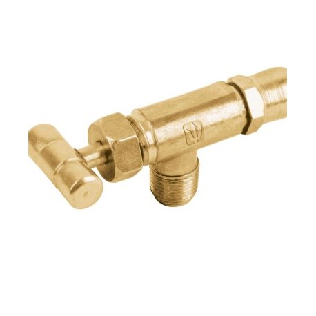 Valvula horizontal para quemadores de gas