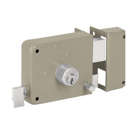 Cerradura sobreponer der instala-fácil, caja, Hermex
