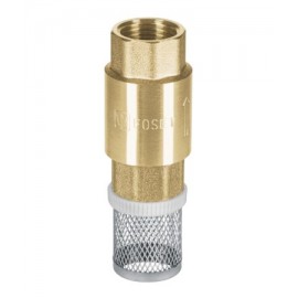 Válvulas de pie (pichanchas), rejillas de acero inoxidable