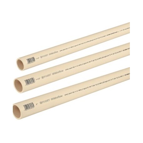 Tramo tubo de cpvc beige