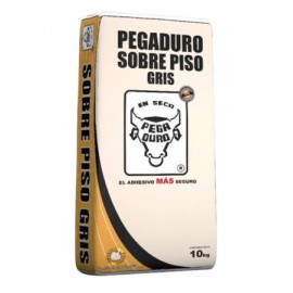 PEGADURO, PISO SOBRE PISO GRIS 10 KG