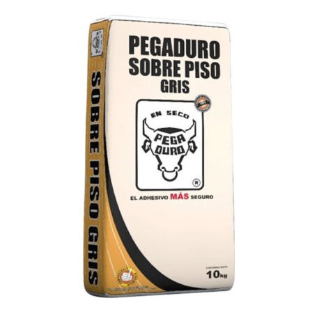 PEGADURO, PISO SOBRE PISO GRIS 10 KG
