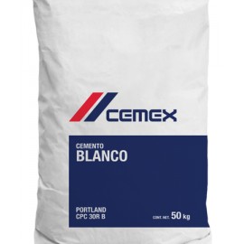 Cemento cemex blanco de 50kg
