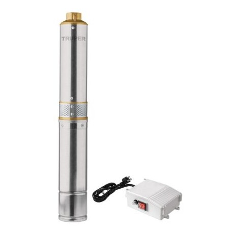 Bomba sumergible para pozo profundo, 3/4 HP, agua limpia Codigo:16934