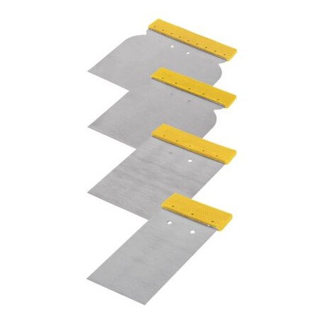 Juego de 4 cuñas con mango de plástico, Pretul Codigo:24200