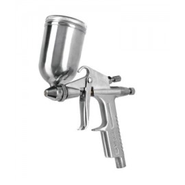 Pistola compacta p/retoque LVMP vaso alum, 0.5 mm, Truper Codigo:11098