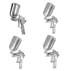 Pistola de aire SERIE 400, de gravedad,vaso multiposición
