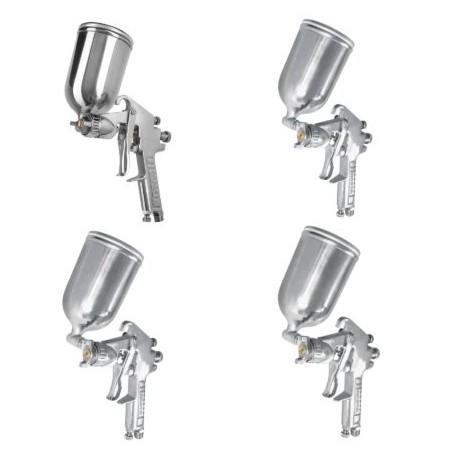 Pistola de aire SERIE 400, de gravedad,vaso multiposición