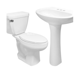 Juego De Baño Cuatro piezas (línea alargada)