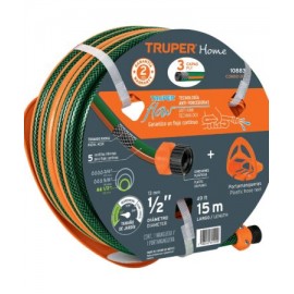 Combo manguera MAN-15X1/2RE y portamanguera GAN-MA, Truper Codigo:10883