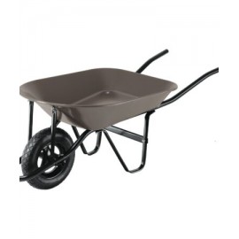 Carretilla 4.5 ft3 gris Neumática, bastidor tubular, Pretul  Codigo:22647