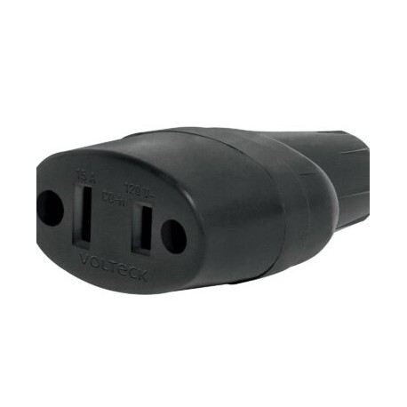 2 Contactos de PVC, Volteck Codigo: 46123