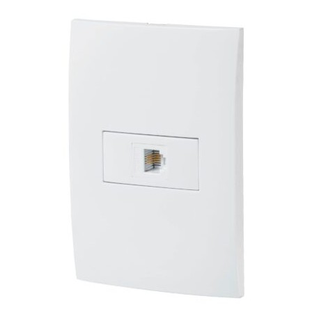 Placa armada con entrada para teléfono, línea Oslo, blanco Código:   46541