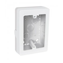 Caja de contactos para canaleta 3? x 5?, blanca, Volteck