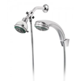 Regadera 3? con extensión tipo teléfono 5 funciones, Foset cod: 49433