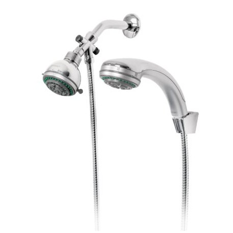 Regadera 3? con extensión tipo teléfono 5 funciones, Foset cod: 49433