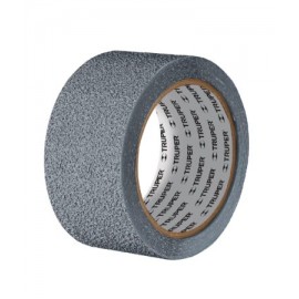 Rollo de 5 m cinta antiderrapante 50mm gris p/áreas húmedas